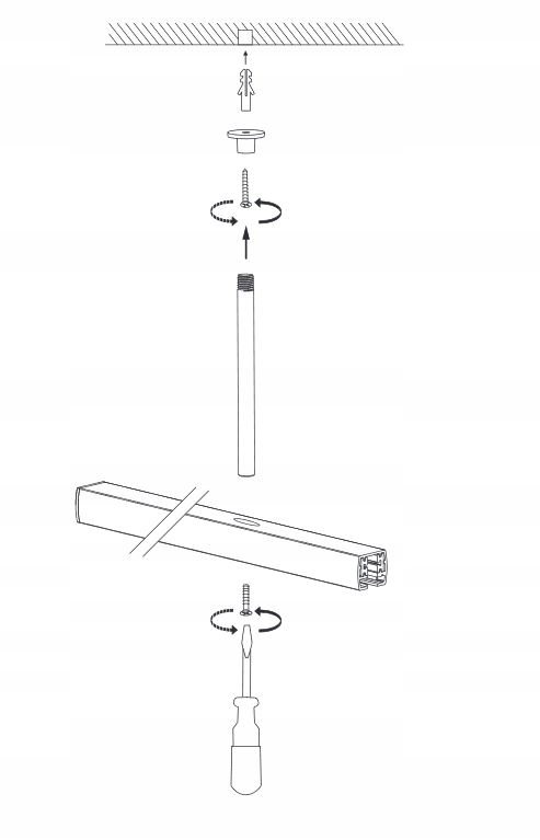 Paulmann Wspornik dystans URail do szyn 105mm Kod producenta 97599