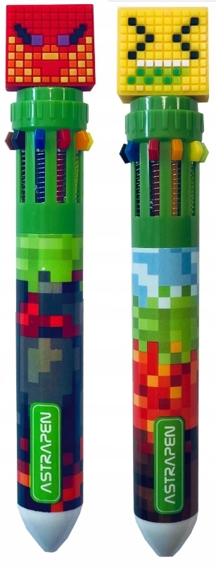 DŁUGOPIS AUTOMAT WIELOKOL 10W1 PIXEL ONE A'24 4531