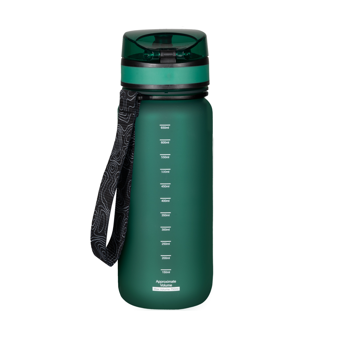 Butelka bidon na wodę Alpinus Trysil 650 ml butelkowa zieleń