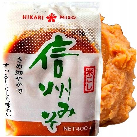 

Japońska Pasta Miso Jasna Sojowa Hikari 400g