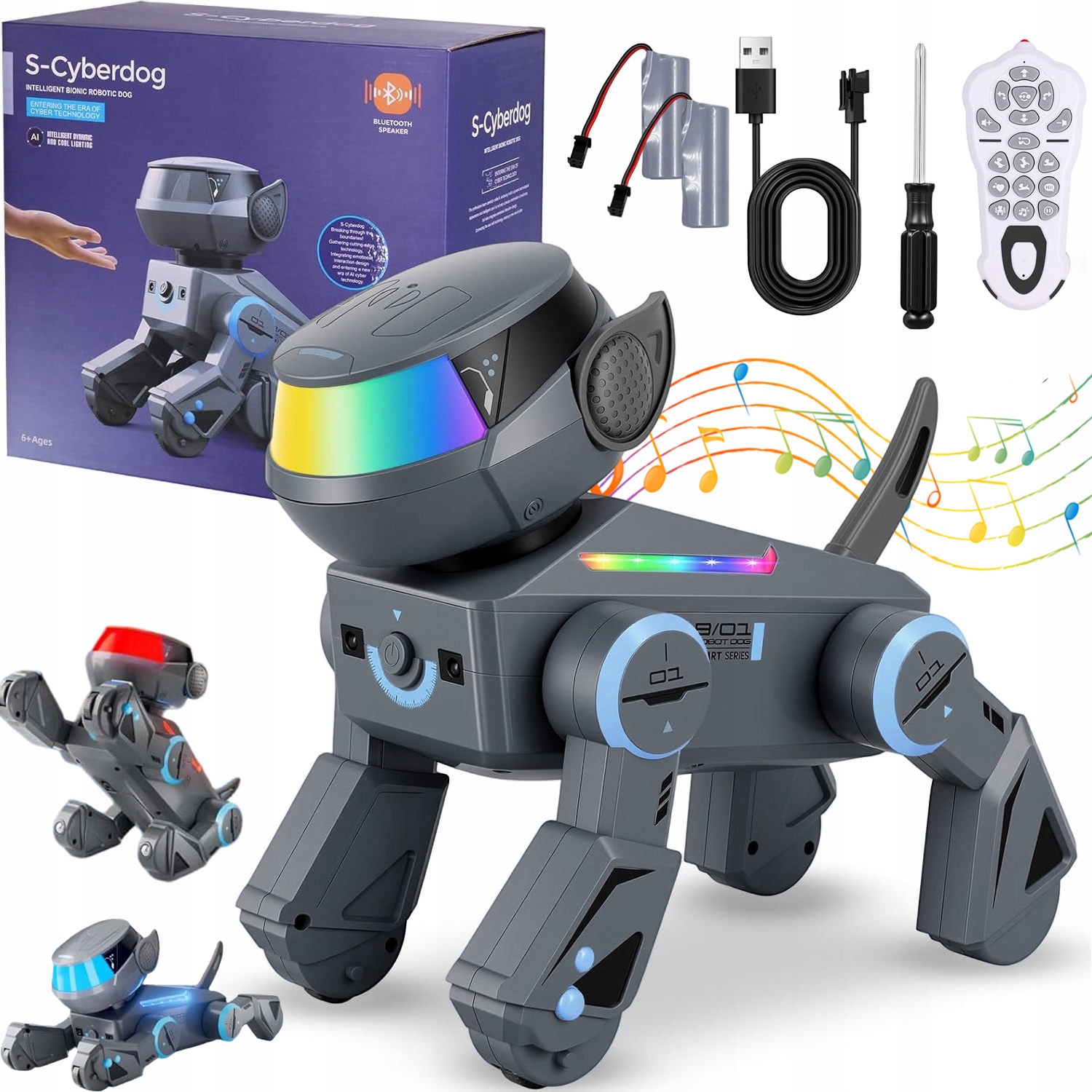 Robot Pes Na Dálkové Ovládání Interaktivní Bluetooth Hudba Na Dálkové Ovládání