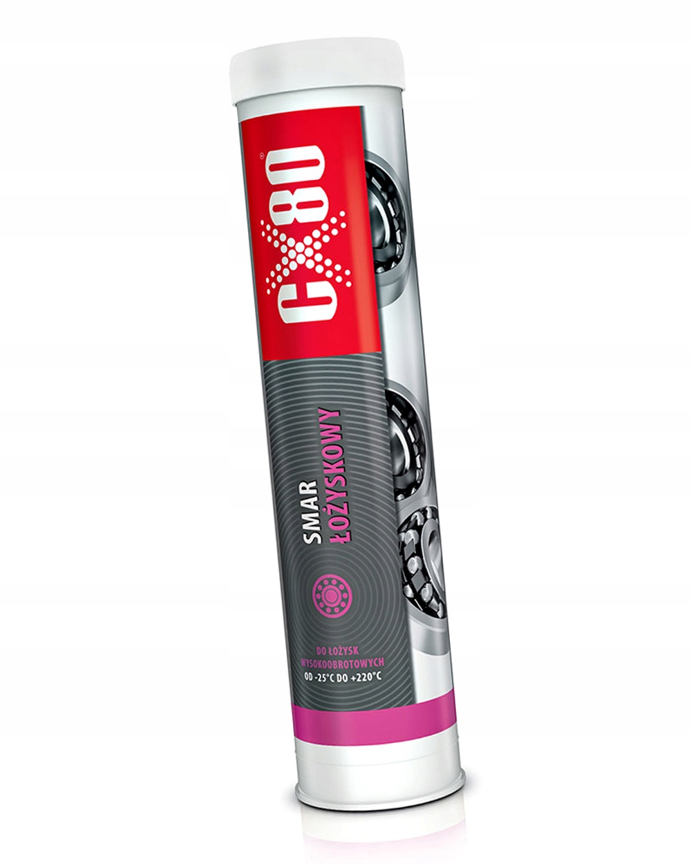 CX80 Smar łożyskowy Do Łożysk Wysokoobrotowych 220°C Tuba 400 g