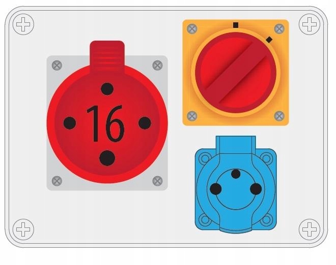 Rozvaděč R-box 190 1x230V 1x16A/4P 0-1 B.1210W