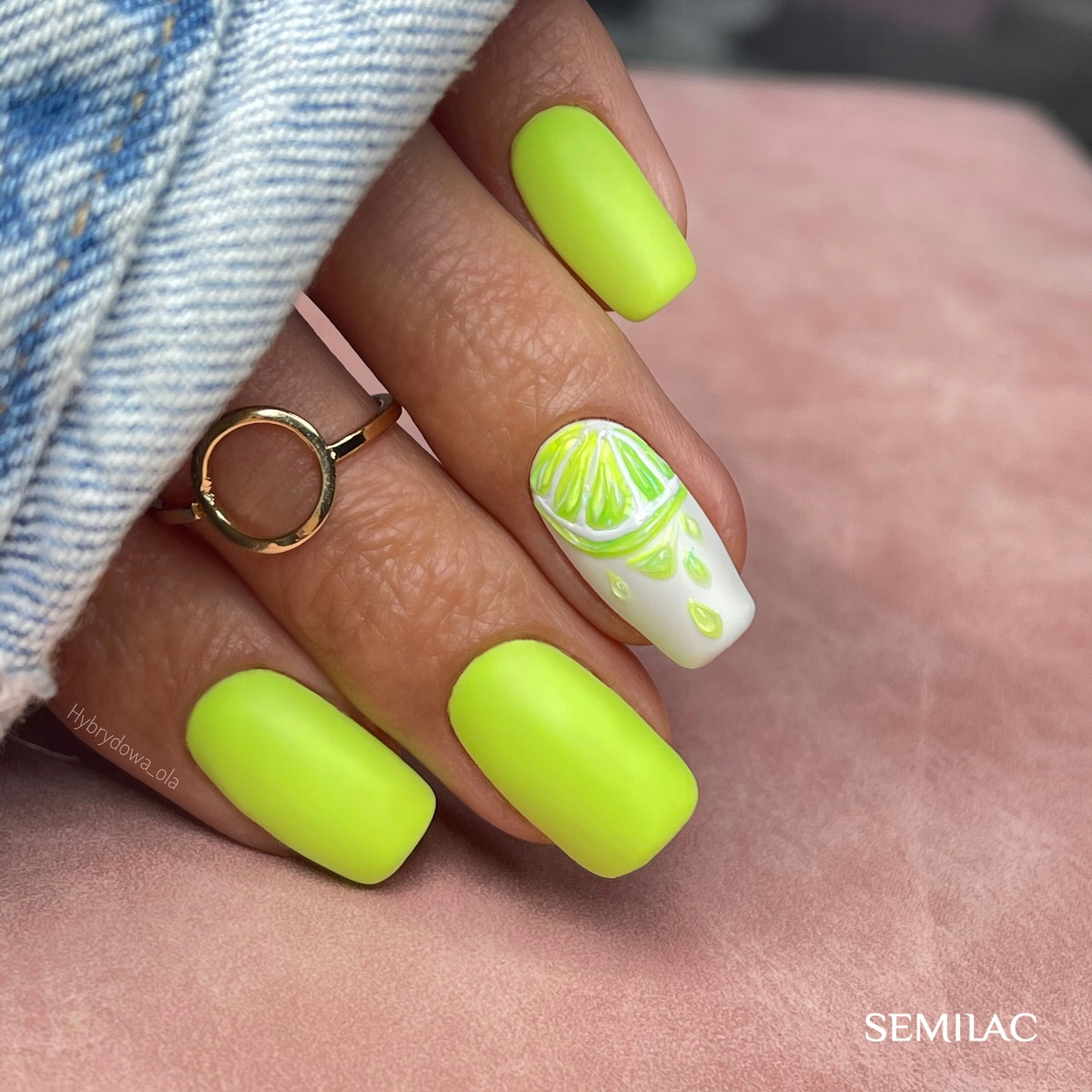 Semilac 564 Neon Lime lakier hybrydowy 7ml Marka Semilac