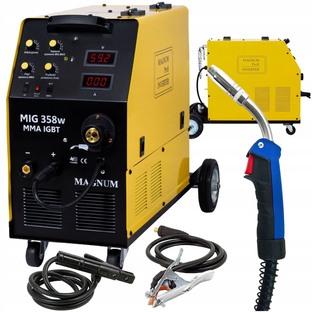 Spawarka Inwertorowa Migomat Mig Mma Magnum 358W