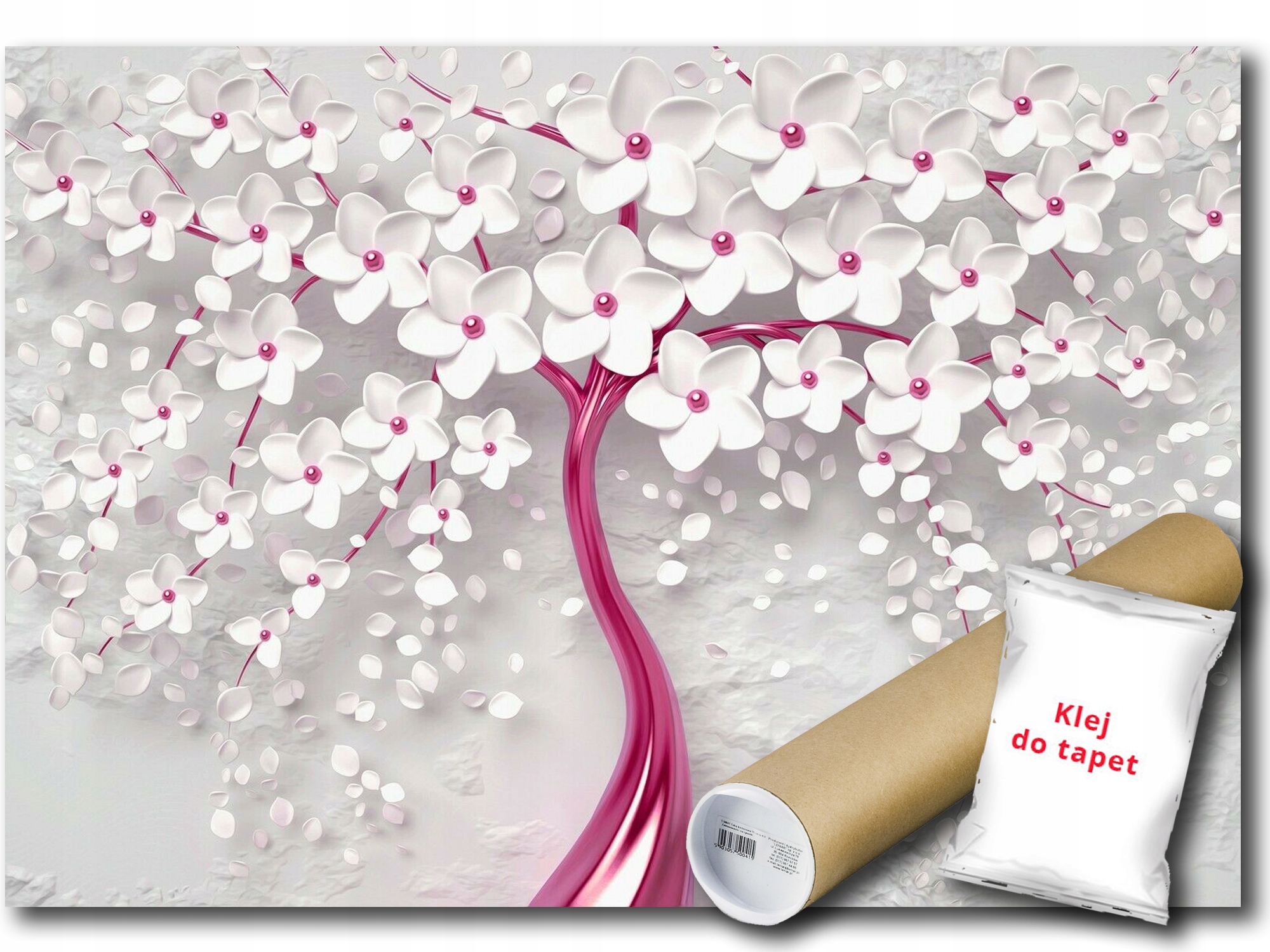 Fototapeta Vinylový Strom 3D Kvety 368x254