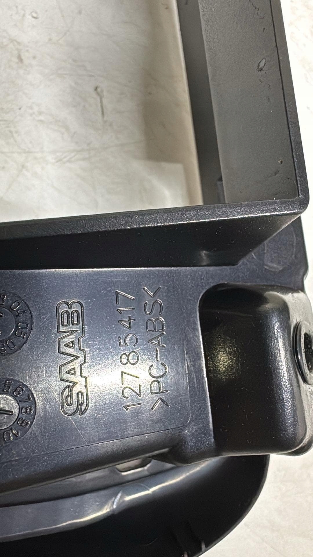 RAHMEN Blende Abdeckung des Kombiinstruments Saab OE 12785417