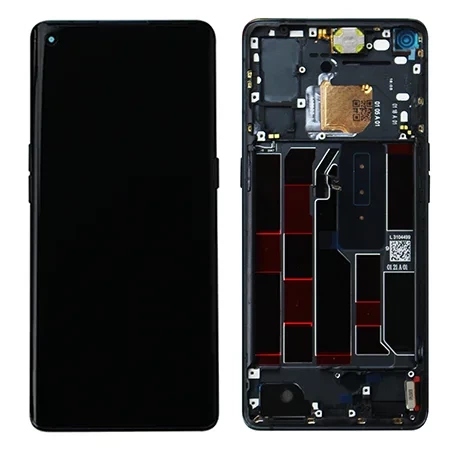 Originální Rámeček LCD Oppo Displej Reno 4 Pro 5G Digitizer Černý