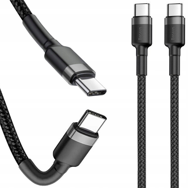 

Kabel mocny Usb typ C Pd 60W w oplocie nylonowy