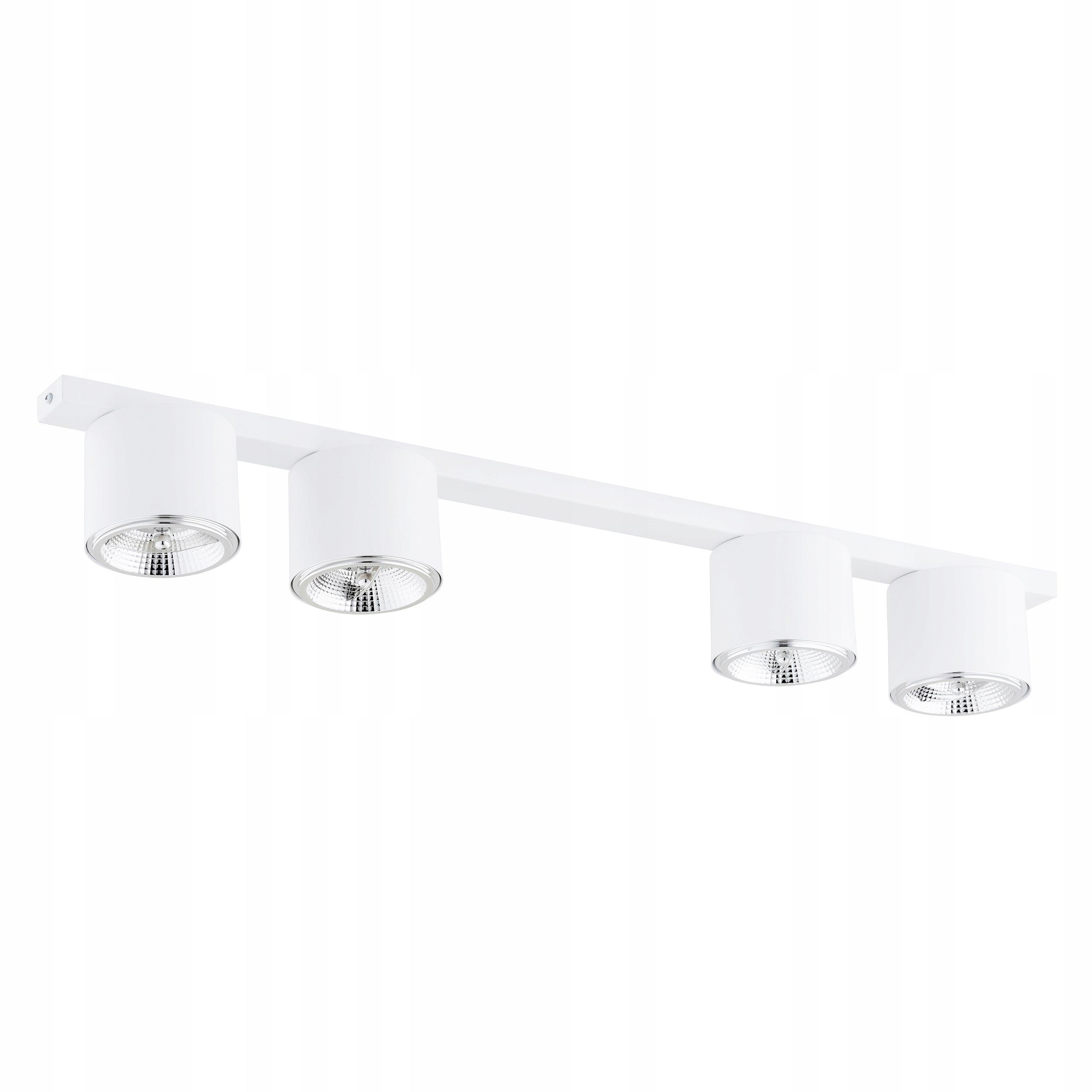 Stropné Svietidlo spot tuba reflektor Nano 4 biely chróm minimalistický škandinávsky