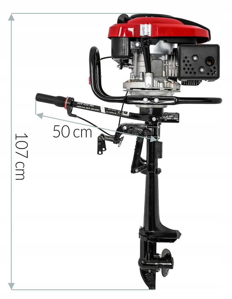 SILNIK ZABURTOWY SPALINOWY 6,5KM DO ŁÓDKI PONTONU Rozruch ręczny