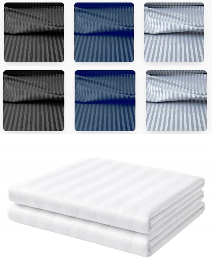 Prostěradlo 275x275 CM Žakárové Mikrovlákno Pásy 2 CM Barvy