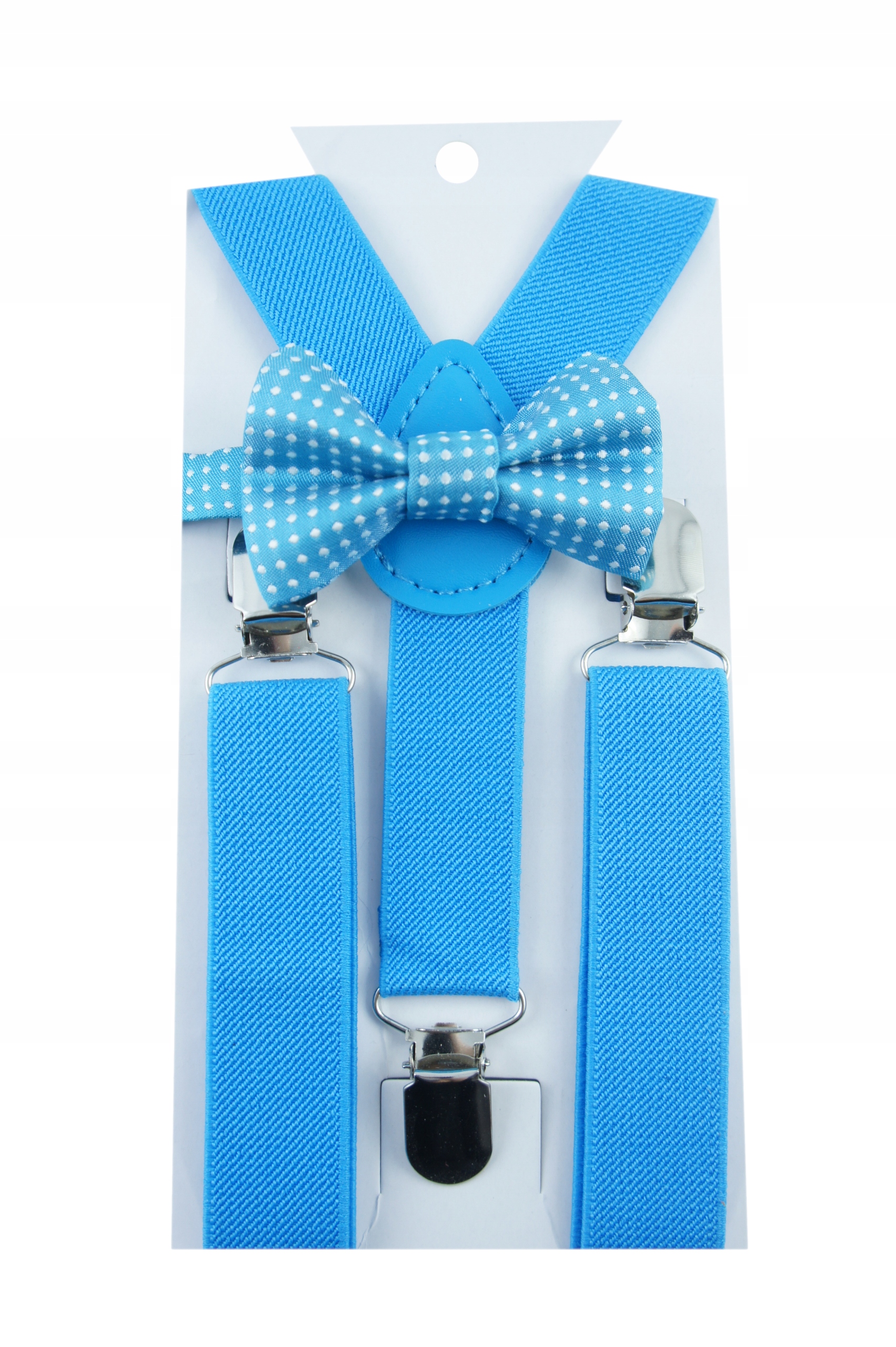 Szelki i muszka niemowlęca turkusowe WZORY-WYBÓR!