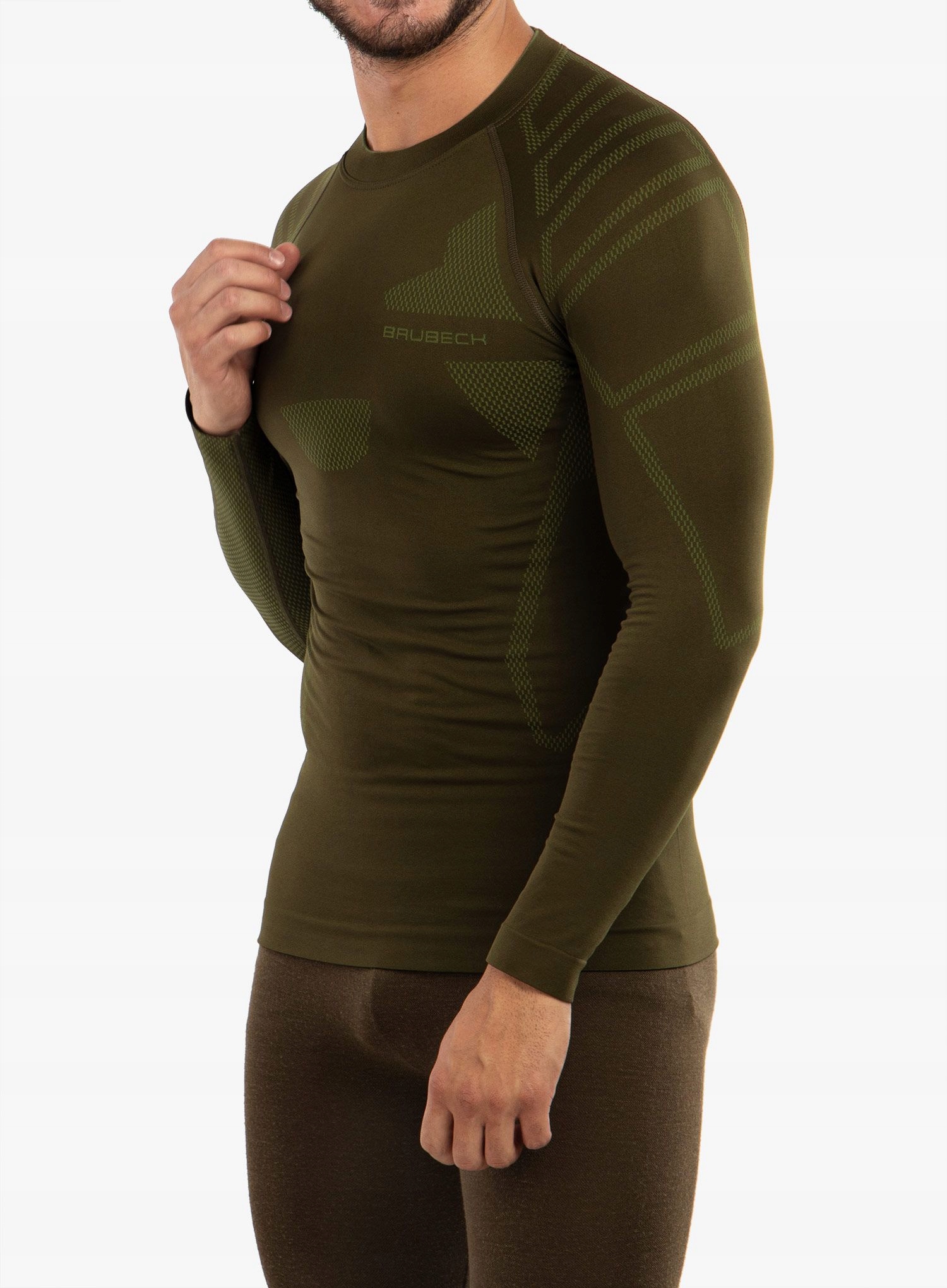 Bluza termoaktywna Brubeck Ranger Protect khaki L
