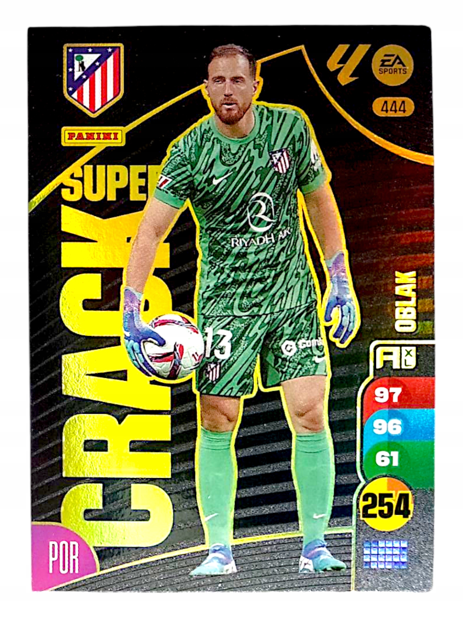 Panini La Liga 2024-2025 Crack 444 Oblak Atletico Madryt