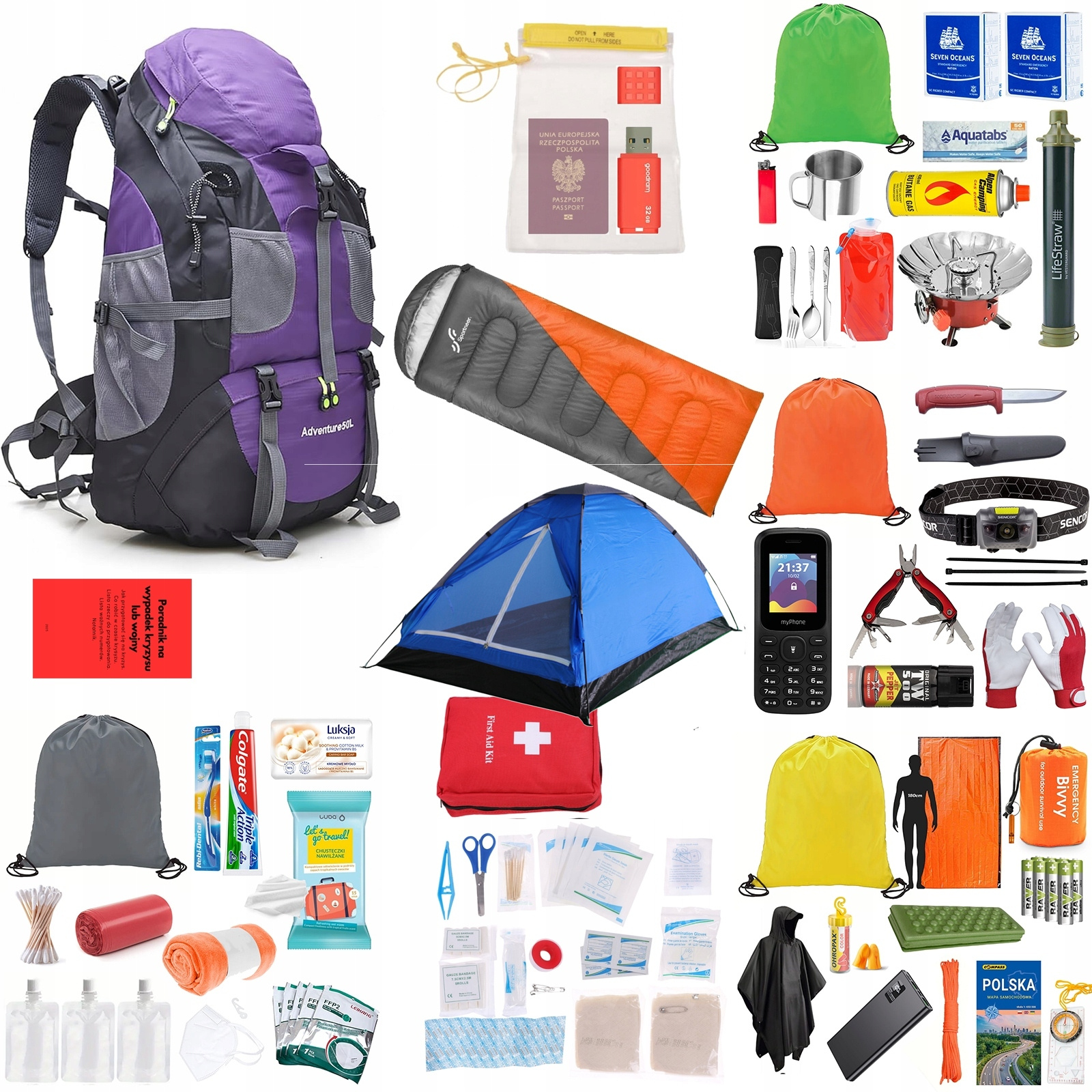 Batoh s vybavením ReadyPack X2 Sada Vše, co potřebujete