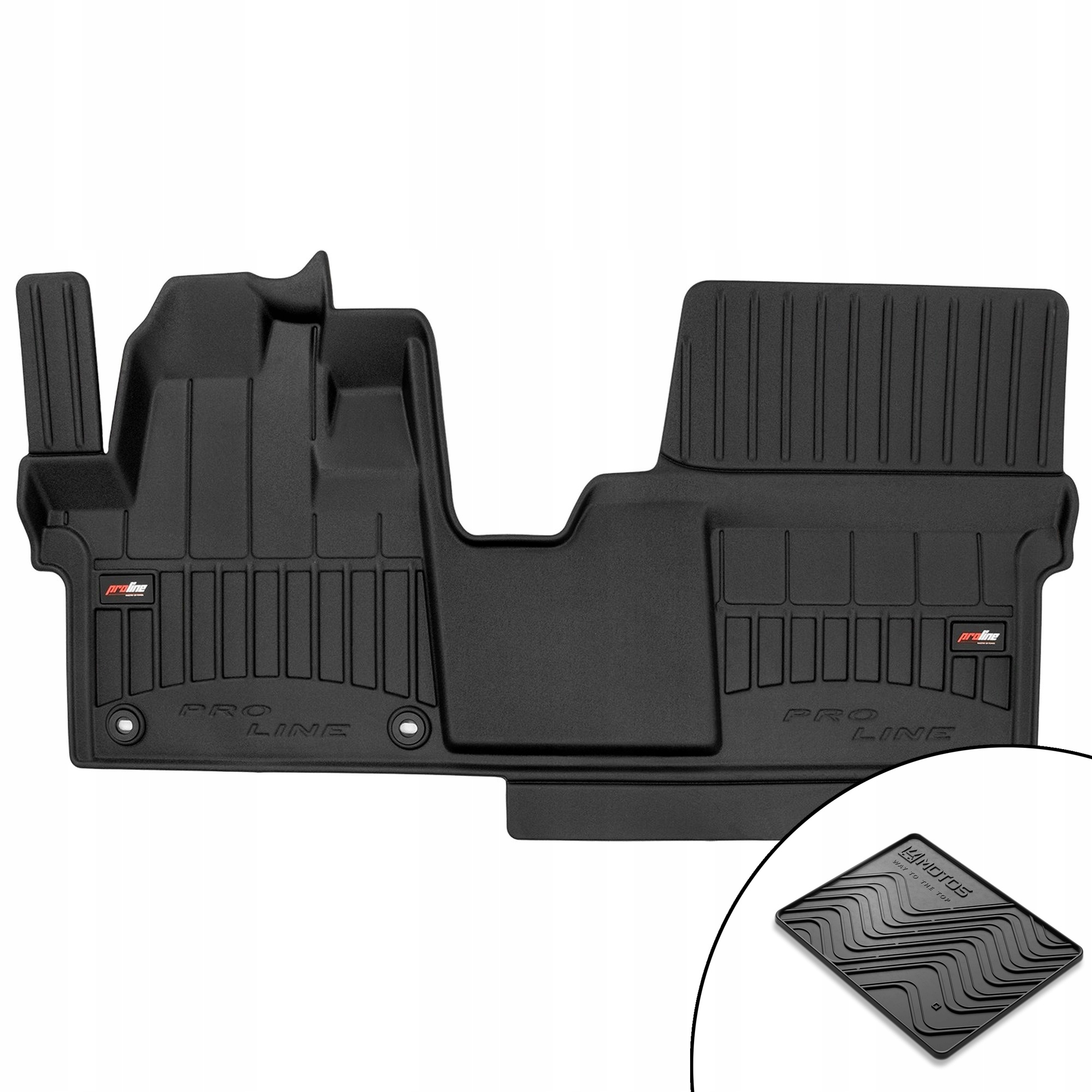 3D gumové rohože Fiat Scudo III od roku 2022 rohož zdarma