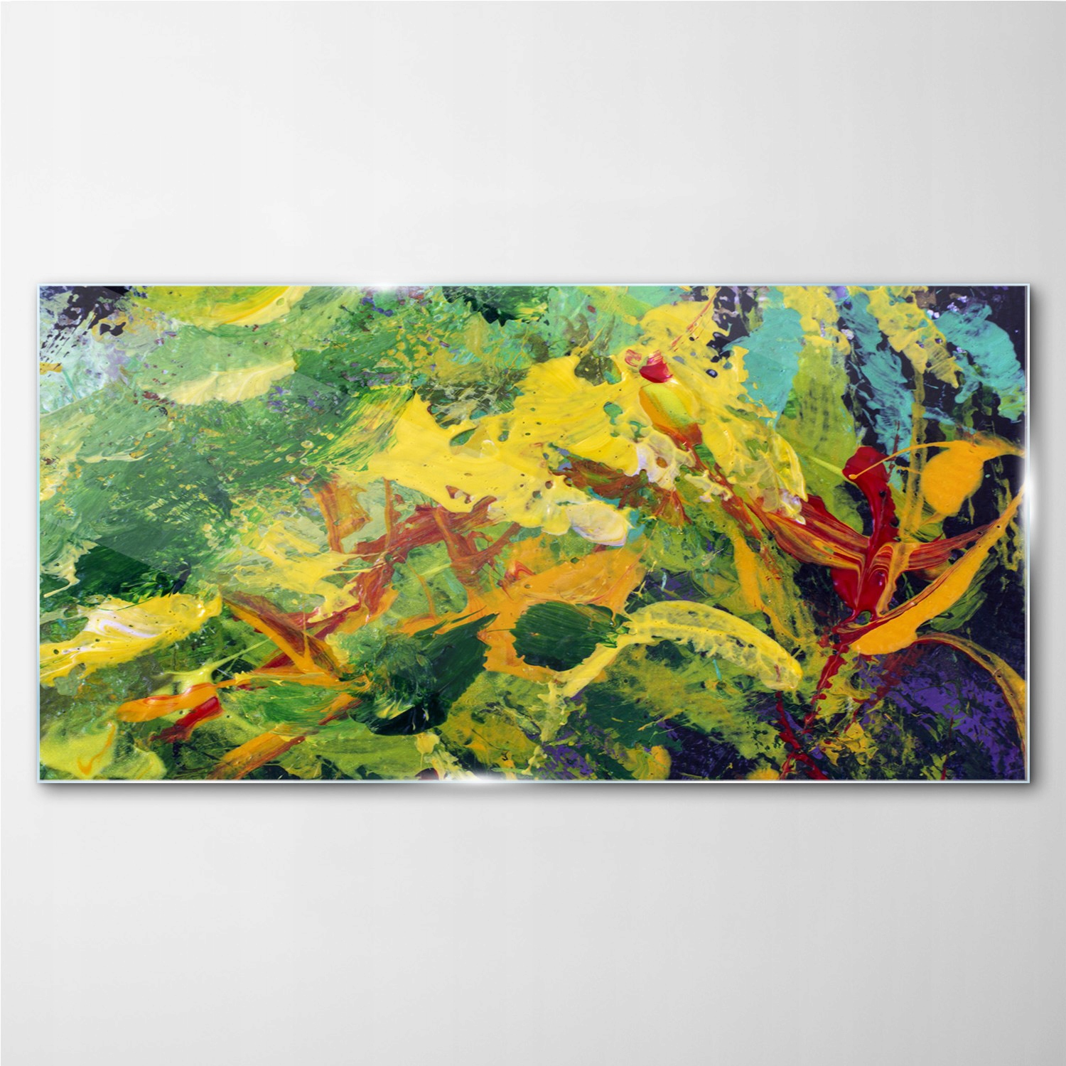 

Obraz szkło hartowane z nadrukiem Kwiaty 140x70 cm