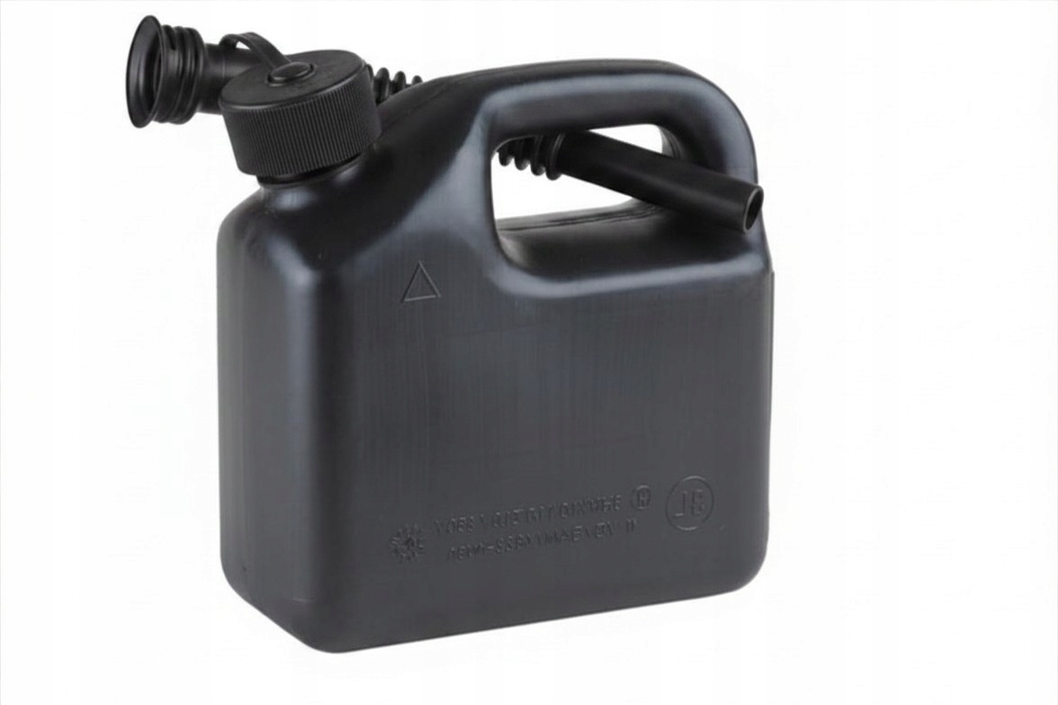 Kanister na paliwo Standard 3l, Hdpe kolor czarny, zdopuszczeniem Un,