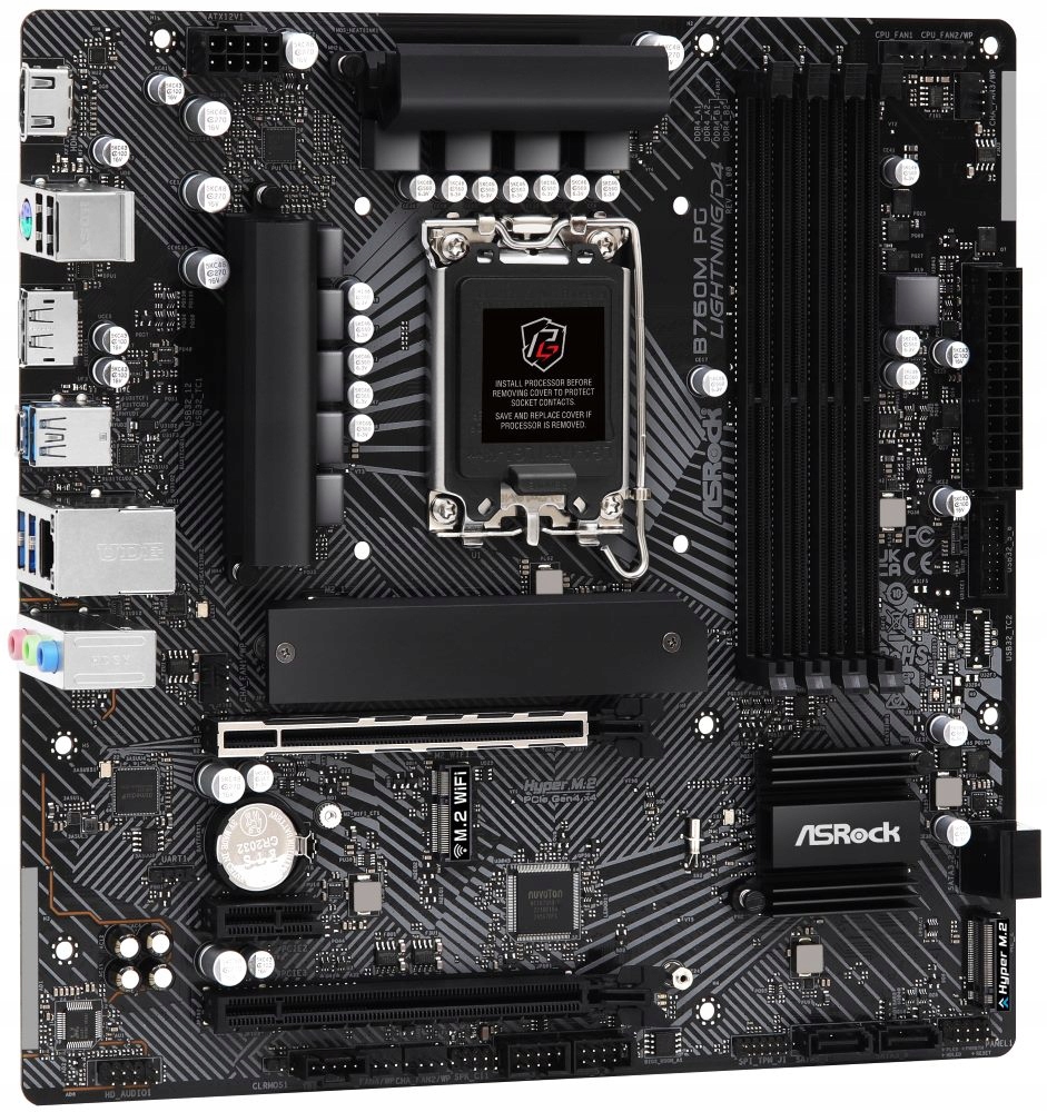 ASRock B760M Phantom Gaming Lightning/D4 Intel B760 LGA1700 4x DDR4