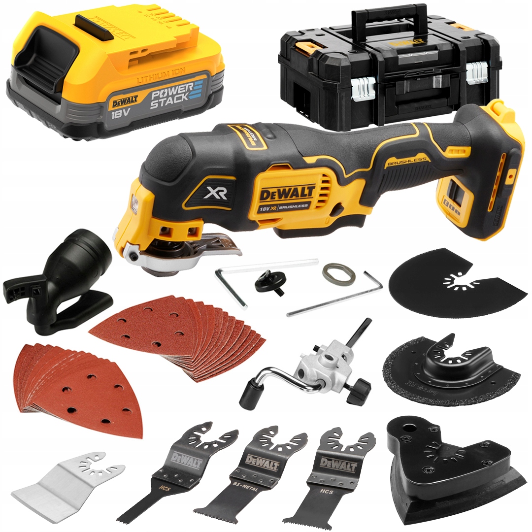 

Narzędzie wielofunkcyjne 18V DeWALT DCS356E1T