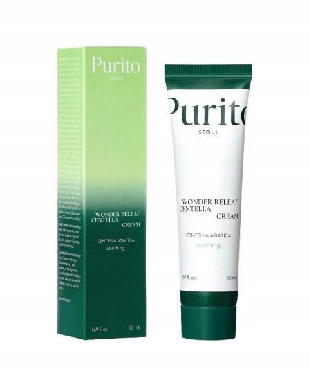 Purito Seoul Wonder Releaf Centella Cream Zklidňující krém s Centellou 50 ml
