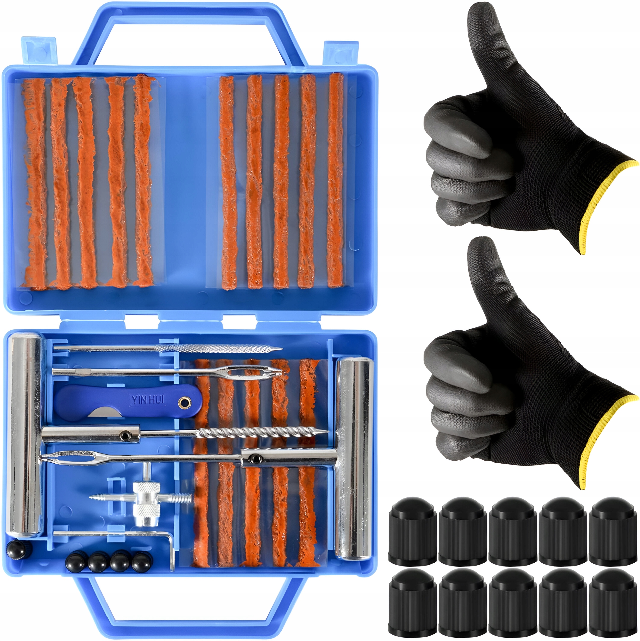 Opravná sada pro propíchnuté pneumatiky Opravy kol Rychlá oprava Pneumatiky kol