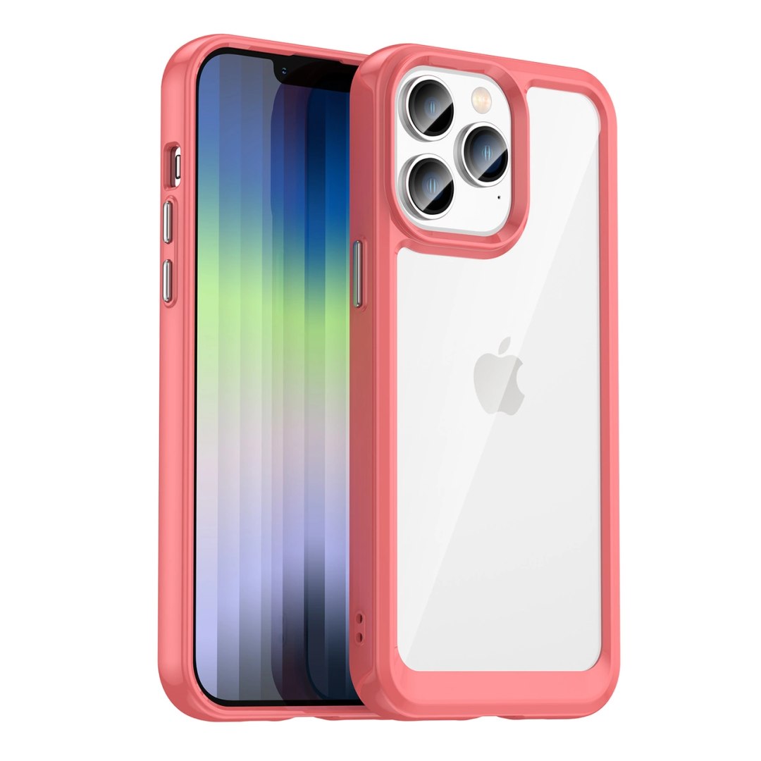 Outer Space Case etui do iPhone 14 Pro Max sztywny pokrowiec z żelową ramką