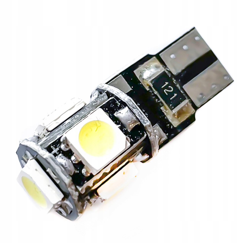 

Żarówka W5W T10 Led 5xSMD 5050 Canbus Can Bus 12V