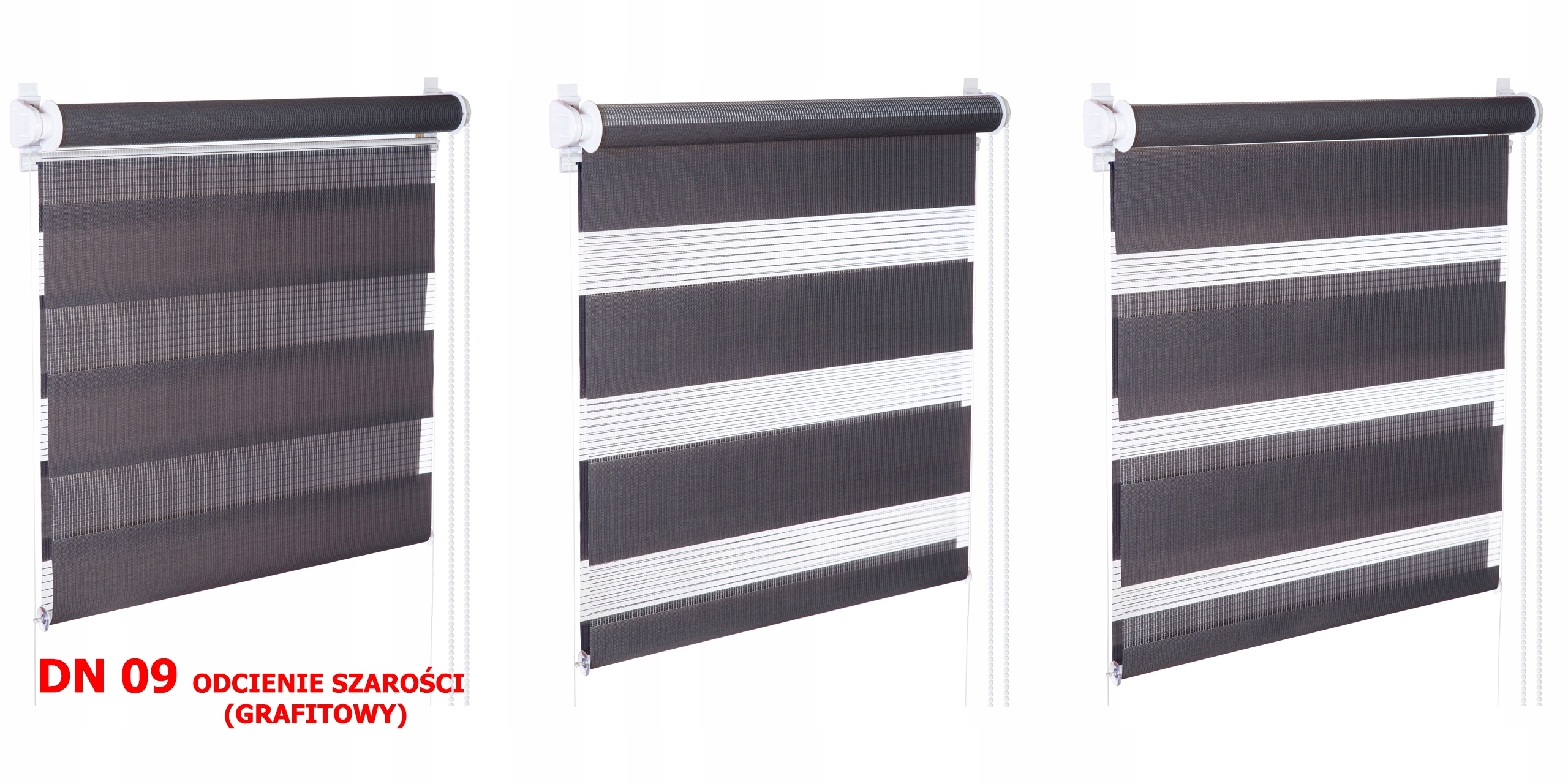 Roleta Dzień Noc z PROWADNICĄ 95x140 13 KOLORÓW Marka inna marka