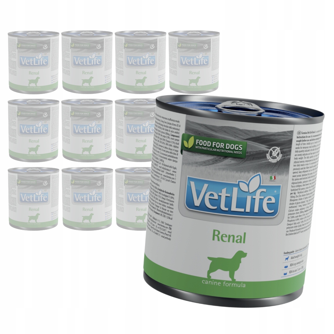 Farmina Vet Life Renal Canine 12x300g Vlhké Krmivo pro psy Selhání ledvin