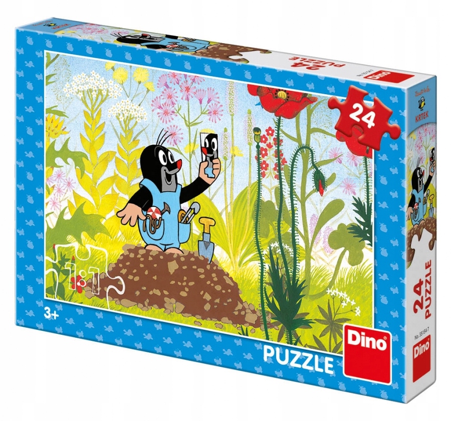 

Krecik czeski Puzzle bajkowe dla dzieci 24 el.