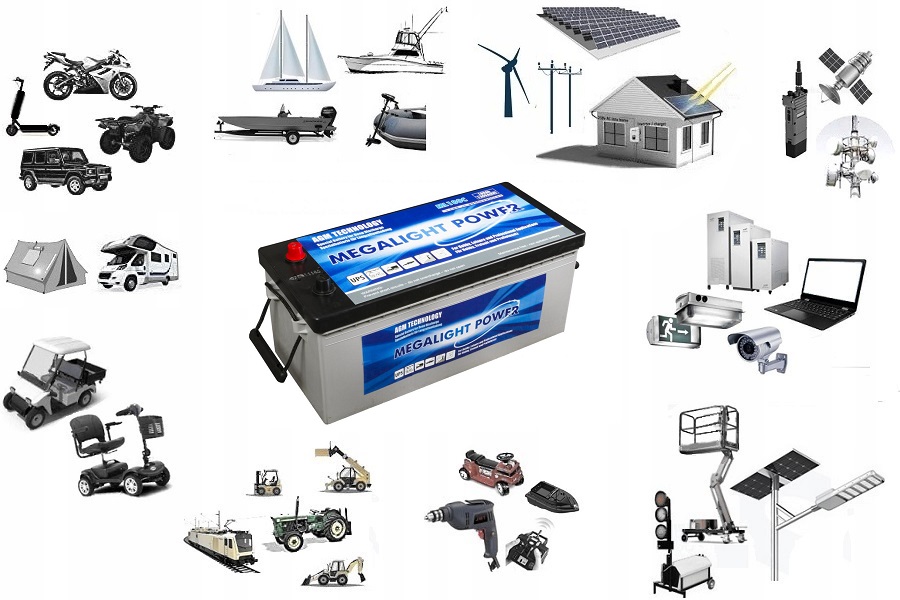 Akumulator MEGALIGHT 230 Ah AGM Marka Monbat