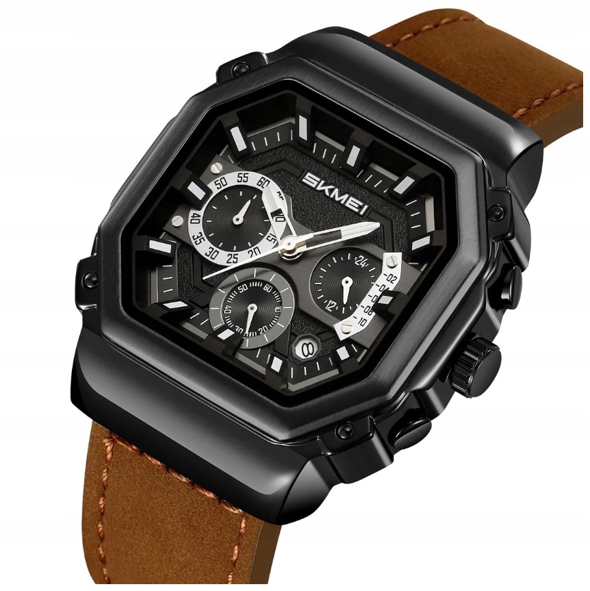 Pánské hodinky Skmei skm.125181e.mn analogový pásek chronograf datumovka stopky