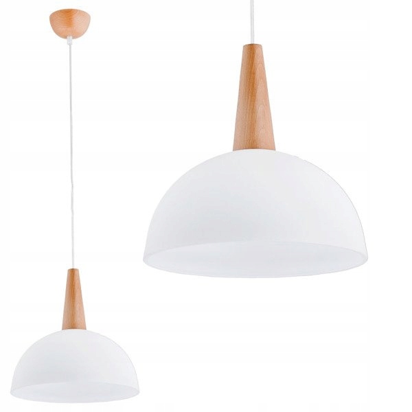 Skandinávský převis Anja Drewaniana, bílý deštník, osvětlení do pracovny