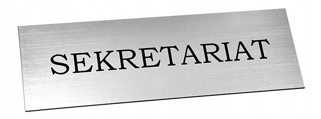 Tabliczka Dowolna Treść ! extra tabliczka, Grawer! 20 x 6 cm