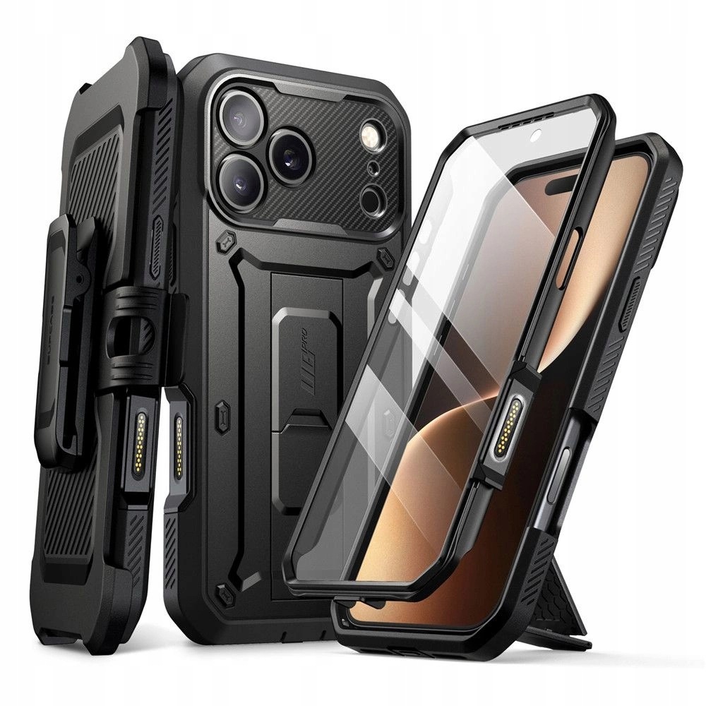 Pouzdro Supcase Ub Pro pro iPhone 17 Pro Max černé