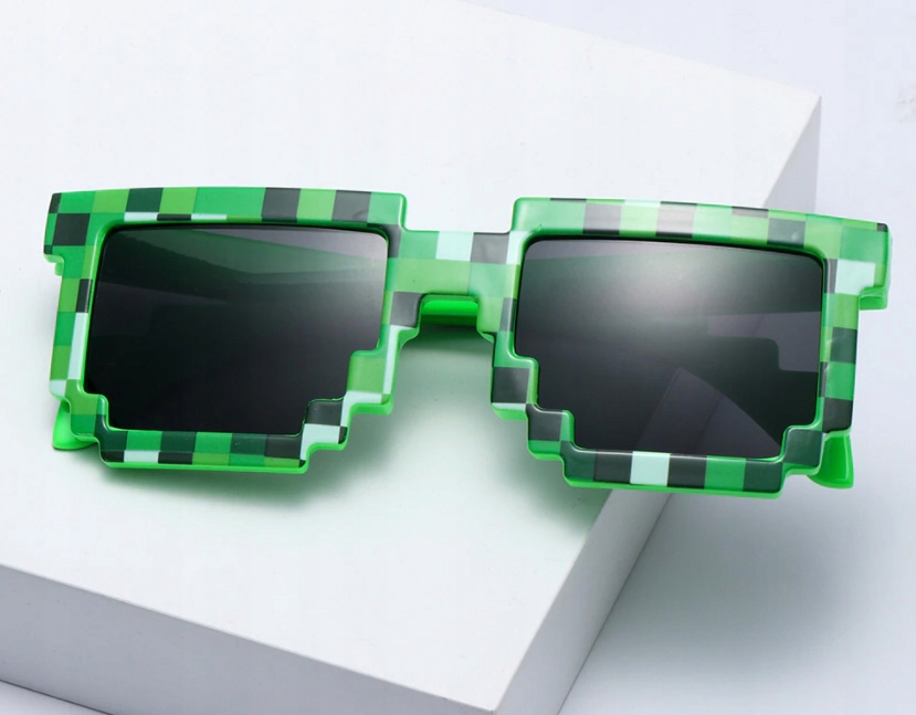 OKULARY PRZECIWSŁONECZNE MINECRAFT PIXEL THUG LIFE Marka Sloggi