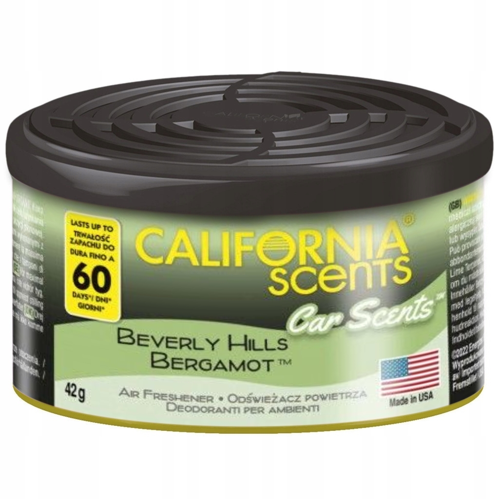 

California Car Scents Zapach W Puszce Bh Bergamot
