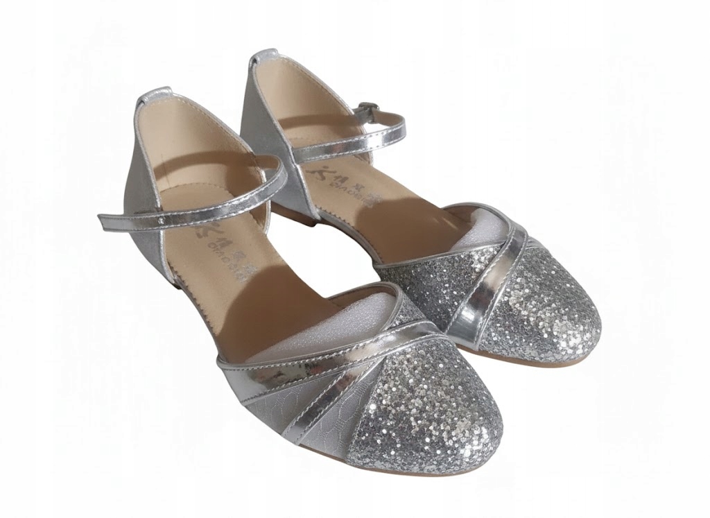 Profesjonalne Buty Do Tańca Rozmiar 39 Buty Taneczne Do Salsy Srebrne