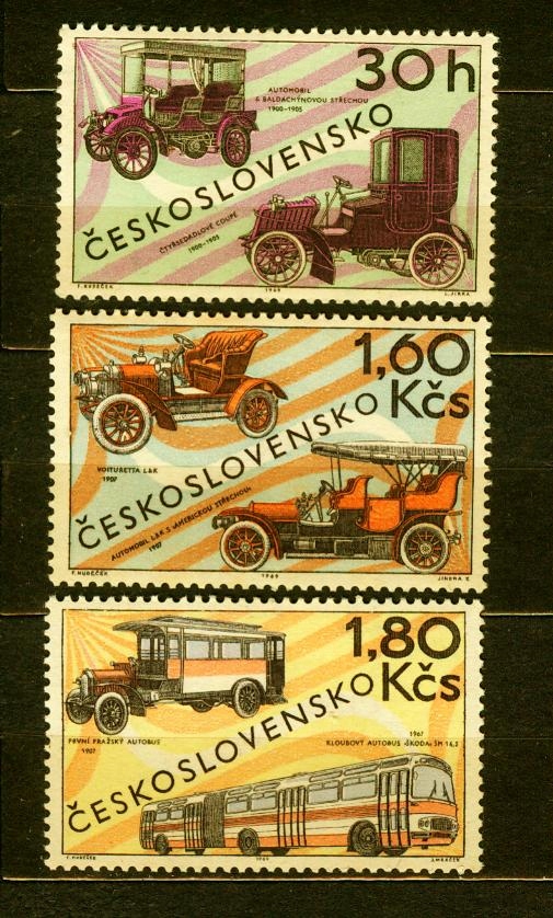 CZECHOSŁOWACJA** Pierwsze samochody Mi 1866-68