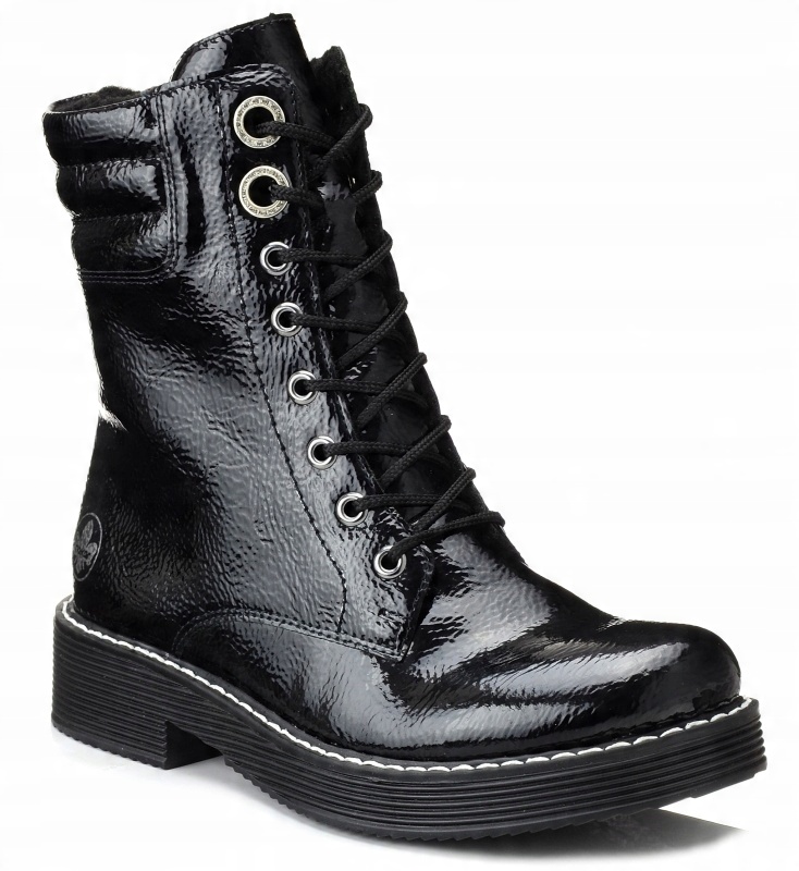

Botki trzewiki damskie zimowe Rieker 70026-00 38