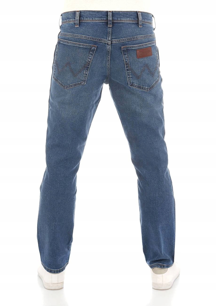 Pánské zúžené džíny Wrangler Texas Slim Blue Sky W12SHN31X 40/32