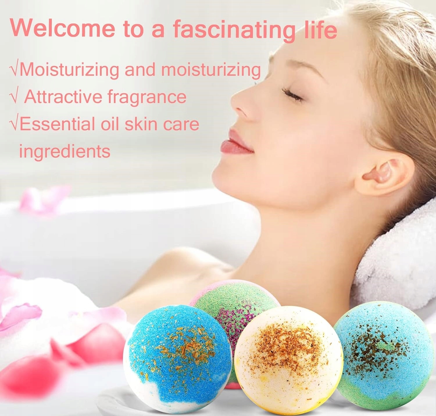 KULE DO KĄPIELI ZESTAW 12 SZTUK RÓŻNE ZAPACHY BOMBY KĄPIELOWE SUPER JAKOŚĆ Seria 2023