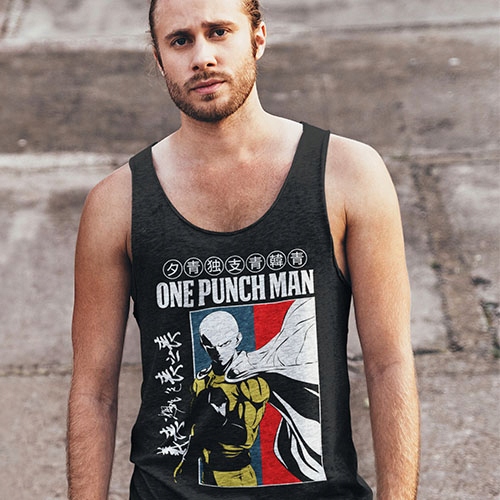 TANK TOP DRAGONBALL ONE PUNCH MAN Marka inna