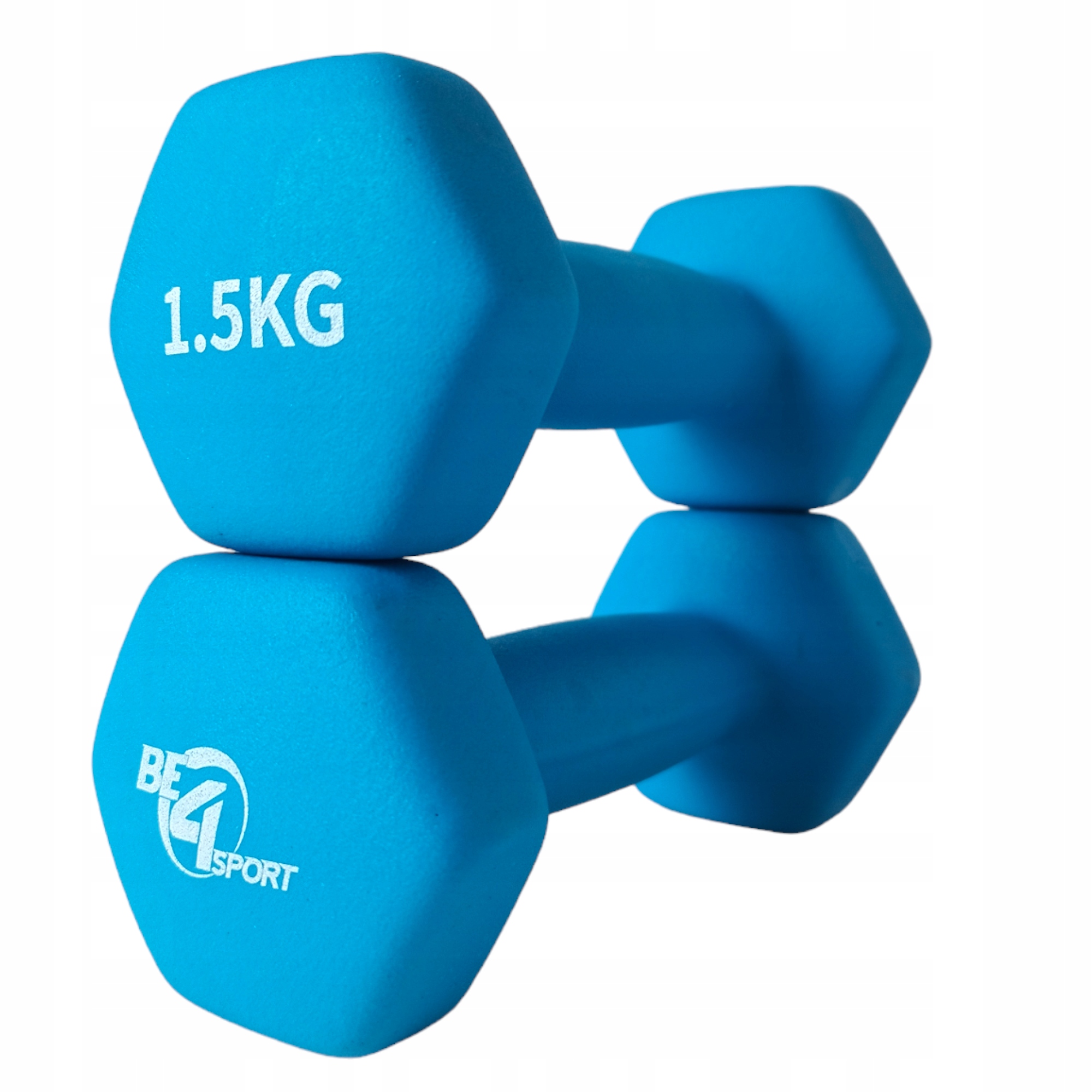 Zestaw Hantli Hantelków Ciężarki Neoprenowe Żeliwne do Ćwiczeń 2x 1,5kg