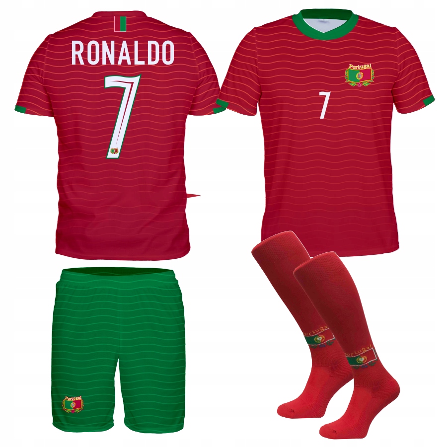 Ronaldo Portugalia 2026/27 strój komplet getry rozmiar 134
