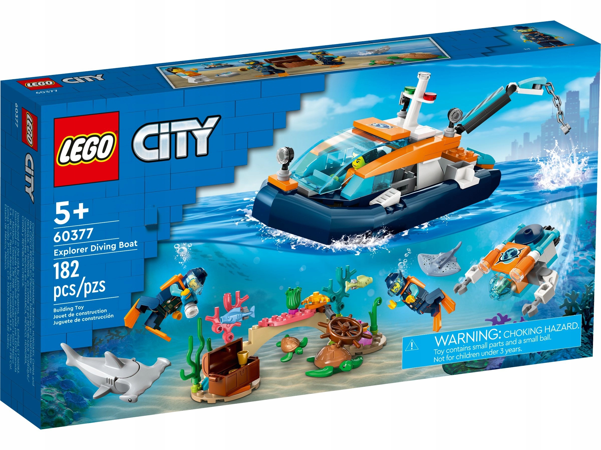 Lego City 60377 Loď pro potápění výzkumníka
