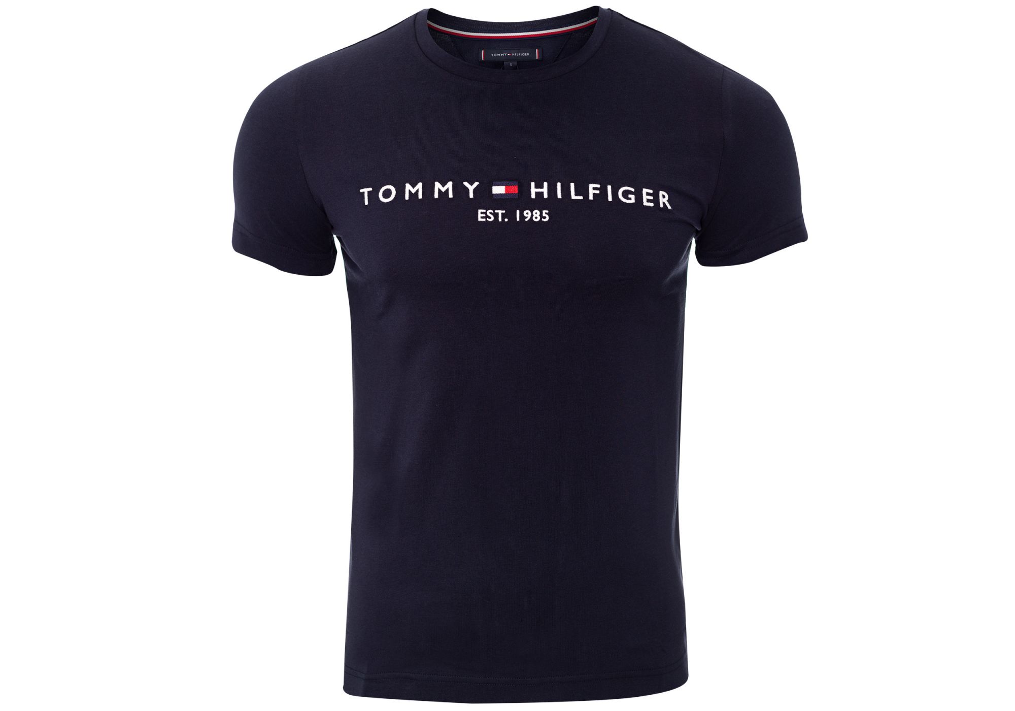 Tommy Hilfiger Tričko Core Tommy Logo Tee Tmavě Modré vel. L