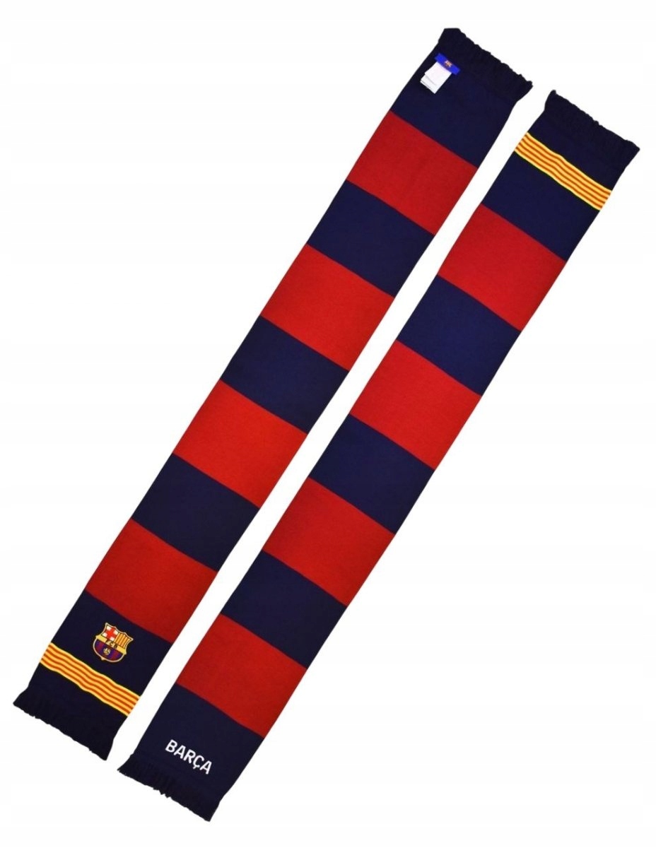 Fc Barcelona šátek fanouška oboustranný double vertical scarf 5004BUD22 vícebarevný